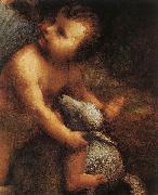 LEONARDO da Vinci The Virgin and Child with St Anne painting